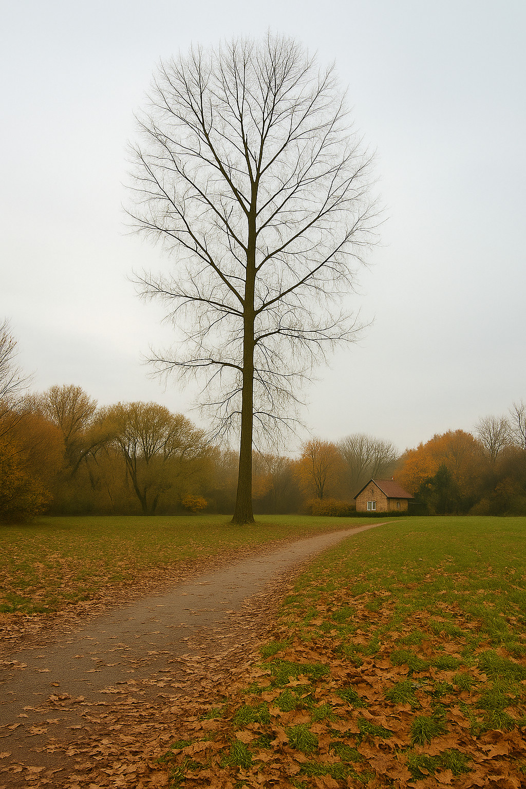 Ukážková fotografia: celý strom s okolím